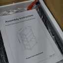 Hosfais Book Shelf Small Bookshelf: 4-Tier Wood Bookcase Industrial Bookshelf with Edge Protection Metal Narrow Bookcase Storage Organizer Display Rack for Bedroom Home Office (Brown)