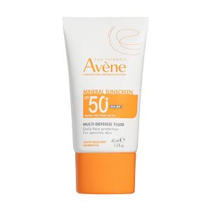 Avne Mineral Sunscreen Multi-Defense Fluid SPF 50