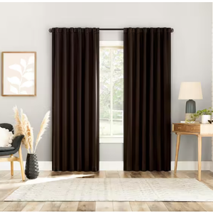 Brown Blackout Curtains, 52 x 98 inch Drapes Set of 2 Panels, Thermal Insulated Room Darkening Curtains for Bedroom Living Room, Privacy Protection & Noise Reduce