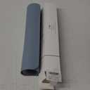 YSAGi Leather Desk Protector, Office Mat, Large Mouse Mat, Non-Slip PU Leather Blotter, Laptop Desk Pad, Waterproof Writing Pad for Office and Home (Ice Blue, 31.5" x 15.8")