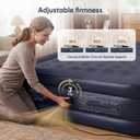 Sekey Queen Air Mattress with Built-in Pump, 18" Raised Inflatable Bed with Anti-Deflation Technology, Odorless & Puncture Resistant Blow Up Mattress for Home Guests & Travel, 660 lbs Capacity