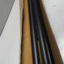 Tension Curtain Rod 43 to 162 Inches (3.6 to 13.5 ft), 1.26" Diameter Spring Adjustable Heavy Duty Long Large Curtains Pole for Windows Door Bathroom Patio Outdoor No Drilling, Black