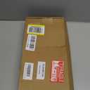 KOKOSIRI Wall Shelves Floating Bathroom Glass Shelf for Kitchen Storage, 20'' x 5.6'' Tempered Glass Wall Mounted Brushed Stainless Steel B1106BR-L20