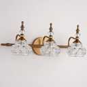 Vintage Brass Vanity Light Fixtures - Bathroom Lighting