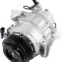 Car A/C Compressor Fit for Ford Explorer 11-19 3.5L, Police Interceptor Utility 13-15 3.7L Automotive Replacement AC Compressor 98332, DB5Z19703A, BB5Z19703B A/C Compressor for Car CO 9777C