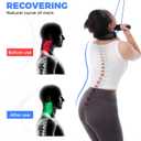 Portable Cervical Neck Traction Over Door Device for Neck Pain Relief or Spinal Decompression, Neck Stretcher Strap Over Door for Cervical Curvature Correction Home Use