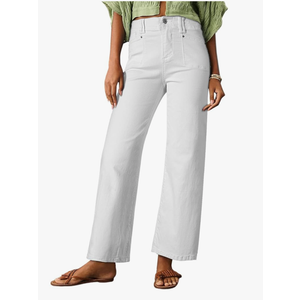 Astylish Womens Wide Leg Jeans High Waisted Stretchy Buttoned Denim Pants Trendy 2025 with Pocket, Size 16