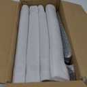 Industrial Wall Mount Iron Pipe Shelf - 4 Shelves Shelving Bracket (No Plank) DIY Open Bookshelf Ceiling Hung Shelf for Office Room Kitchen, Black Vintage Retro (56inch)