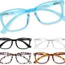 CCVOO Reading Glasses for Women/Men, Eyeglasses, Blue Light Readers for Women/Men, Computer Eye Glasses, Cheaters (A1)