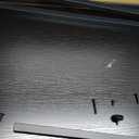 Huuger Computer Desk, 55 Inch Home Office Desk, Gaming Writing Work from Home Study Desk, Large Legroom, Sturdy Metal Frame, Modern Simple, Black