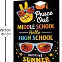 4 x 8th Grade Graduation Gifts Card for Boys Girls, 8 x 5.3 inches / 20.5 x 13.5 cm