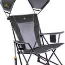 GCI Outdoor Sunshade Rocker Outdoor Rocking Chair with Canopy