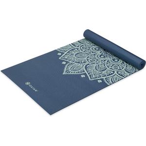 Gaiam Yoga Mat - Premium 5mm Print Thick Non Slip Exercise & Fitness Mat for All Types of Yoga, Pilates & Floor Workouts (68" x 24" x 5mm)