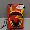 eKids Pokemon Kids Bluetooth Headphones, Wireless with Microphone, Includes Aux Cord, Volume Reduced, Foldable, Yellow