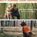 Dog Harness for Large Dogs Heavy Duty, No Pull Tactical Dog Harness with Molle System, Easy On and Off Service Dog Vest, Breathable Padded, Adjustable Reflective Pet Vest for Walking Hiking Training