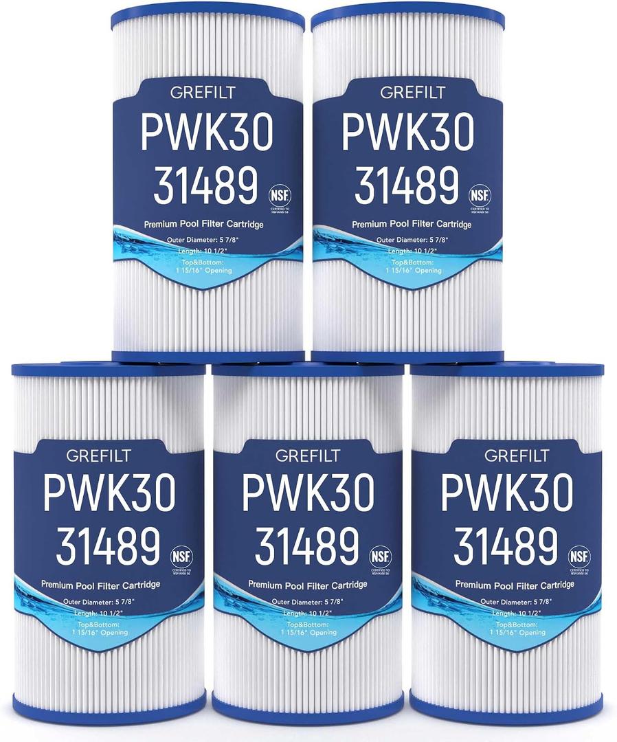 PWK30 Hot Tub Filter, Replaces Hot Springs Spa Filters, Watkins 31489