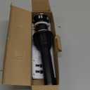 TIORIY Chrome Pop Up Bathroom Sink Drain, with Overflow Plastic Bathroom Sink Stopper for Faucet Vessel, Push Type Bathroom Sink Vanity Assembly with Strainer