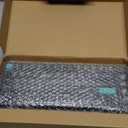 TECKNET Gaming Keyboard, 75% Wired Keyboard, RGB Backlit, 82-Keys with Volume Knob Control, 26 Keys Anti-ghosting, Whisper Quiet Gaming Switch Travel Friendly for Windows Laptop PC Mac-Grey