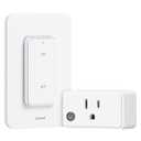 Remote Control Outlet Wireless Wall Switch, 200FT Long Range RF Remote Light Switch, Mini Electrical Outlet Plug, 15A/1875W High-Power for Lamps, Lights, Household Appliances, ETL Listed