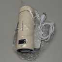 Travel Electric Kettle Portable Mini Kettle,Small Hot Water Boiler with 4 Temperature Settings,304 Stainless Steel,Fast Boiling Water with Auto Shut-Off and Boil Dry Protection,400ml (Beige, 400ML)