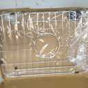 Sink Grid 18" X 12-1/2", Centered Drain with Corner Radius 1-1/2" (18" X 12-1/2" Centered Drain)