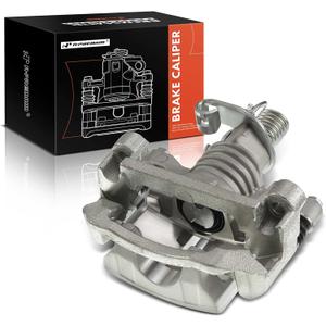 A-Premium Disc Brake Caliper Assembly with Bracket Compatible with Select Buick, Chevy and Pontiac Models - LaCrosse 2006-2009, Impala 2011-2013, Impala Limited, Allure, Grand Prix - Rear Passenger