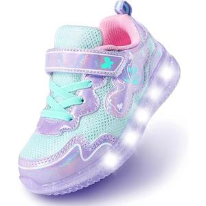 AMZKC ZKA1 Light Up Shoes for Unisex Toddler Size 13 to Little Kid Walking Running Tennis Casual Fashion Sport - Tamaño 10 Toddler - Color Zka7 Purple Light Up Shoes