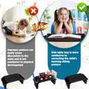Kisston 12 Pcs Kids Lap Desk Bulk Tray Lap Table Bed Table Plastic Desk with Extra Storage Space Activities Children Portable for Kids Students Work Study School Classroom(Black), 
Product Dimensions	24.4"D x 15.7"W x 12.9"H