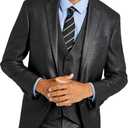 Kenneth Cole Reaction Men's Suit Jacket (40 Tall, Gun Metal)