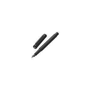 Fountain Pen Retractable, Retractable Fountain Pen 0.38mm Blue&black Ink Transparent Barrel Includes 5 Refillable Ink Cartridges, for Calligraphy Sketching Journaling Gift (Blue)