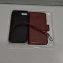 Bocasal for iPhone SE (2022)/SE (2020)/8/7 Wallet Case with Card Holder PU Leather Magnetic Detachable Kickstand Shockproof Wrist Strap Removable Flip Cover for iPhone 7/8/SE2/SE3 4.7 inch (Brown)