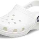 Crocs Kids Classic Clog (Little Kid/Big Kid) - Clogs for Kids - Synthetic Lining - Circulation Nubs (5 Toddler, White)