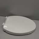 Elongated Toilet Seat 18.5" - Soft Close, Durable PP Toilet Seat, Easy Installation & Removal, Fits Most Toilet Bowls