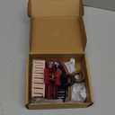 4 PCS Cloud Claw Clips for Women, Uncappable Flexible Soft Clips, Strong Hold Hair Claws - Non-slip & Durable Rectangle, Cozy Hair Clip for Thick Curly Hair, All-Day Comfort, Valentine's Day Gift (Red & Brown)