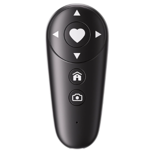 UNIBITRI Scrolling Ring Remote Control for TikTok, Bluetooth Remote for iPhone, iPad, iOS, Android, Page Turner, Tap Tap TikTok, Fingertip Wireless Remote Control,Black