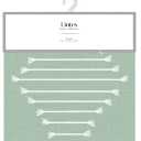 Lintex Lynn Clip Table Runner - Green
 Size 13x72 Runner