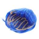 PartyKindom Short Blue Wig for Cosplay Hair with Bangs for Halloween Parties Role Play Costume Events Fun Dress Up Accessory for Boys