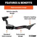 CURT 13630 Class 3 Trailer Hitch, 2-Inch Receiver, Compatible with Select CX-50