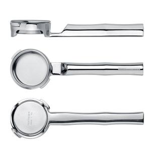 Normcore 58mm All Stainless Steel 180 Horizontal Lay-Flat Bottomless Portafilter - Fits Gaggia Classic Pro, Carezza, Cubika Plus - 18g High Extraction Basket, Includes Puck Screen, 200 Papers Filter