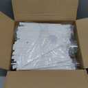 Dealusy 100 Pack - 16 oz Clear Plastic Cups with Lids and Straws, Sturdy & Food Safe Iced Coffee Cups with lids, Disposable Plastic Smoothie Cups for Cold Drinks