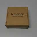 Ravinte 40 Pack Matte Black Kitchen Cabinet Knobs 1-1/4 Inch Round Drawer Pulls Flat Black Stainless Steel Drawer Handles Door Hardware for Dresser Cabinets