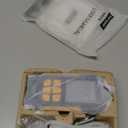 AUTOOL Manometer Gas Pressure Tester,Digital Manometer HVAC,10 Units Differential Dual Port Pressure Gauge -100 to 200Kpa,Data Zeroing with Backlight LCD Display