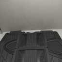 Armor All Set of 4 Floor Mats, Trim-to-Fit All-Weather Mats for Cars, Trucks, SUVs Black