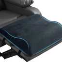 HOMBYS Extra Large Recliner Leg Pillow, Memory Foam Foot Rest Cushion Wave Shape Recliner Footrest Extender, Multi Purpose Back & Lumbar Support Pillow for Recliner, Bed, Sofa Couch,Grey