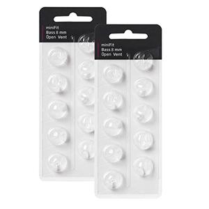 for Oticon Hearing Aid Supplies,Open Vent 8MM/20PCS,Hearing Aid Domes