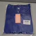 PLOKNRD Floral Dress Women Beach Flowy Dress Basic Fashion Swing Sundresses, Royal BlueXL