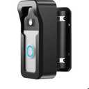 ZUMIMALL Adjustable Angle Video Doorbell Mount, Adjust 90 Degrees Wireless Camera Doorbell Bracket Holder for Home Apartment Office Room, Easy Installation, Suitable for Most Doorbells