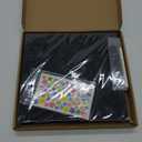 Zesthouse Photo Album Self Adhesive Pages, 60 Pages Magnetic Scrapbook Albums with Sticky Page, Photos Album Holds 8x10 & 5X7 & 4x6 & 6x8 & 3x5, Large Picture Book Ideal Gift for Family Wedding Baby (Black)