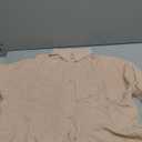 Fashionme Oversized Button Down Shirts for Women 3/4 Sleeve Flowy Ladies Tops Blouses High Low with Slits (Small, Khaki)