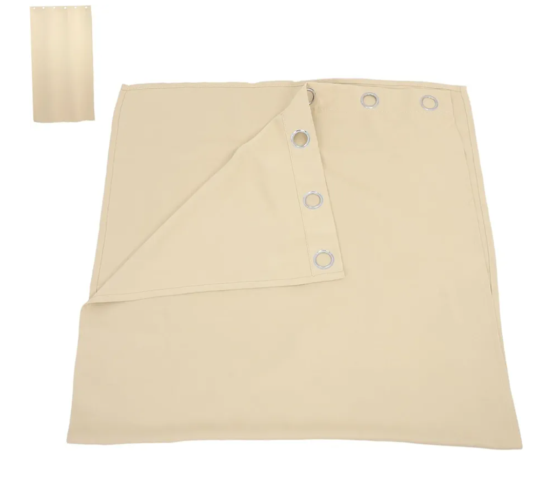 2 Piece Blackout Curtains Grommet Solid Drapes for Bedroom Nursery and Office Thermal Insulated Noise Reducing Easy to Install, 64x41